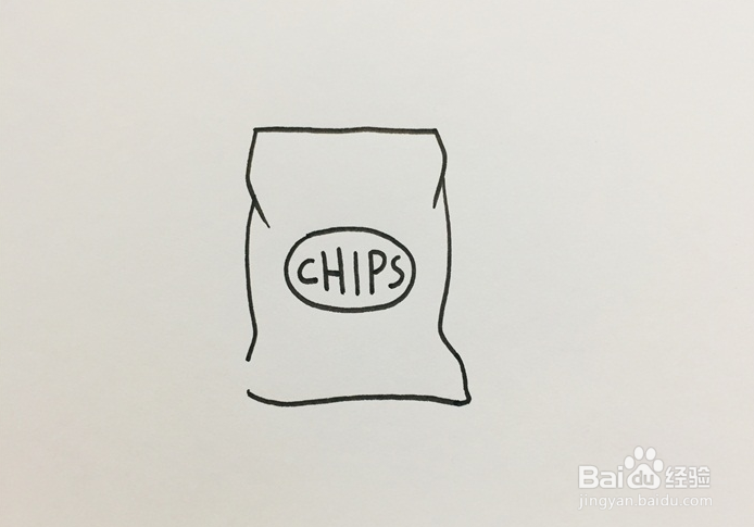 薯片怎么画好看