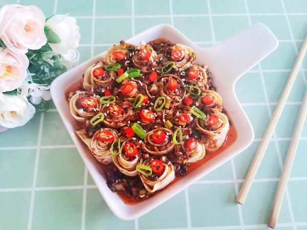 #福气年夜菜#香辣豆皮卷