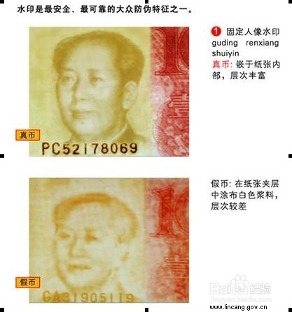 怎样辨别真假人民币