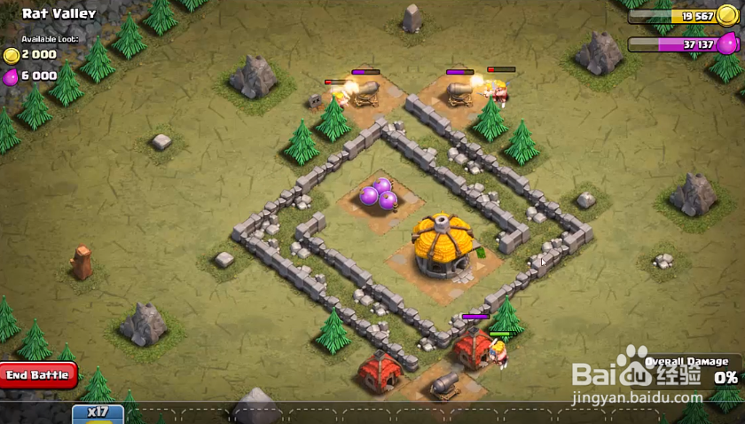 部落冲突单人关卡恶鼠谷攻略