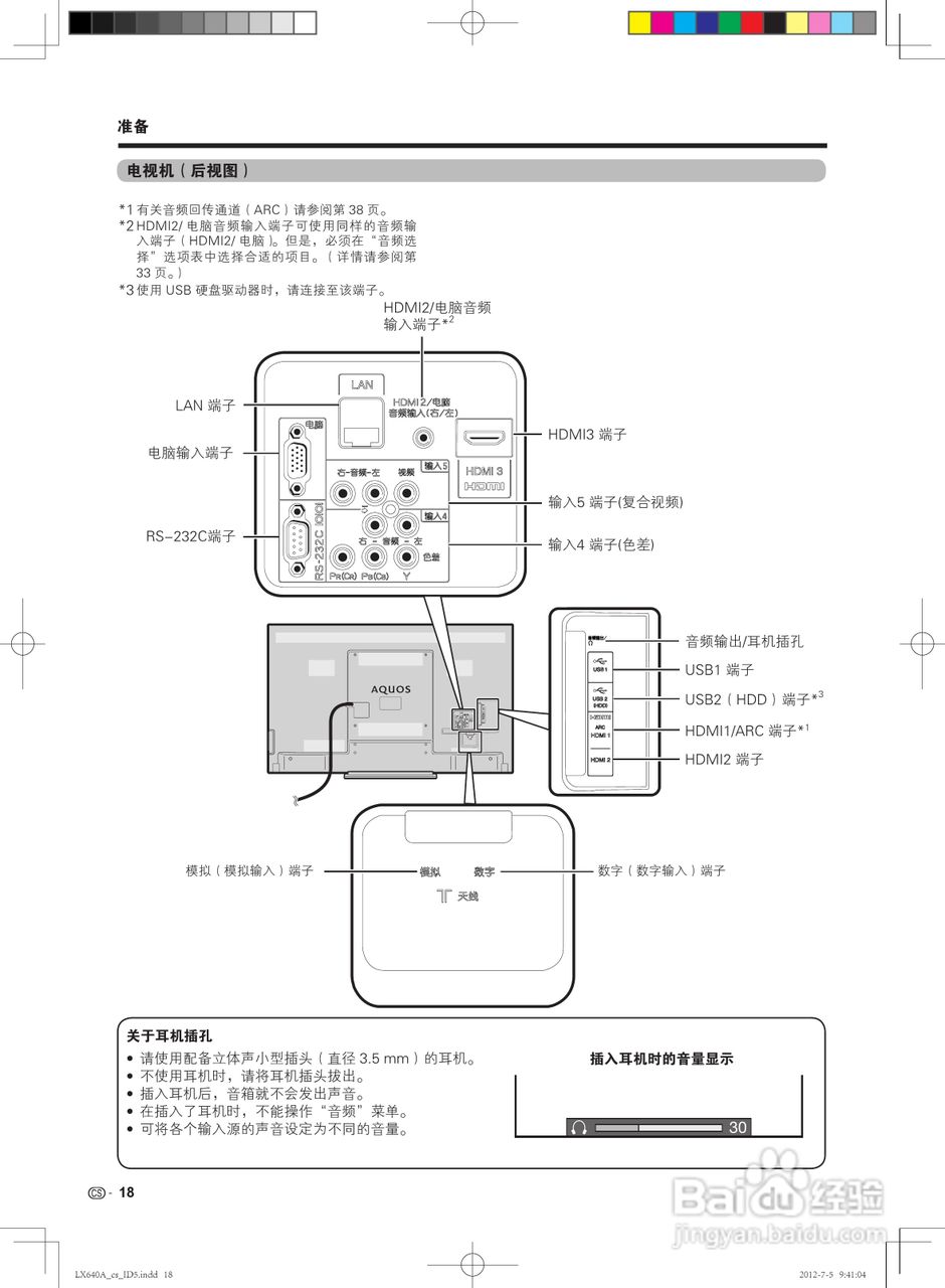 夏普LCD-70LX640A液晶彩电使用说明书:[2]