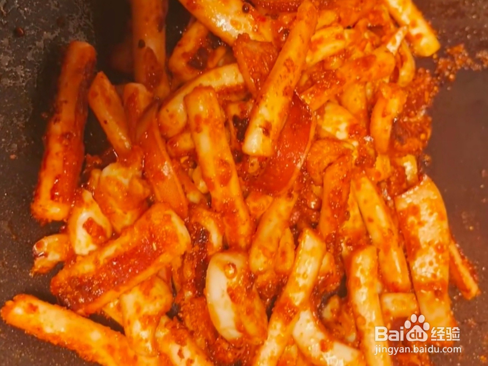 爆炒鱿鱼丝的教程
