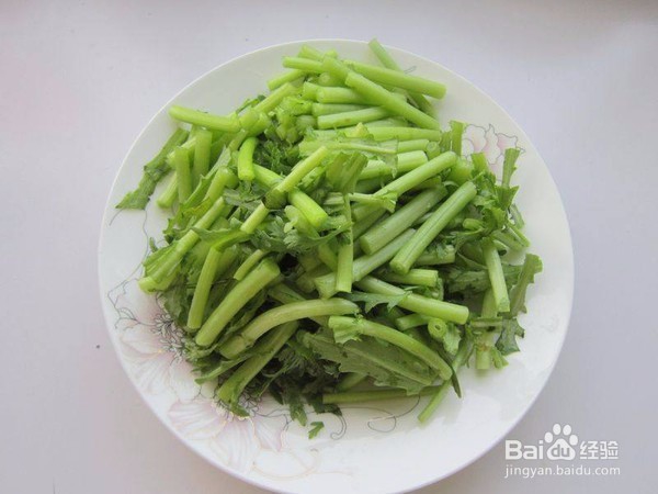 美味的茼蒿炒鸡蛋怎么做