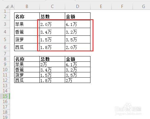 Excel如何设置以万为单元的大额数字