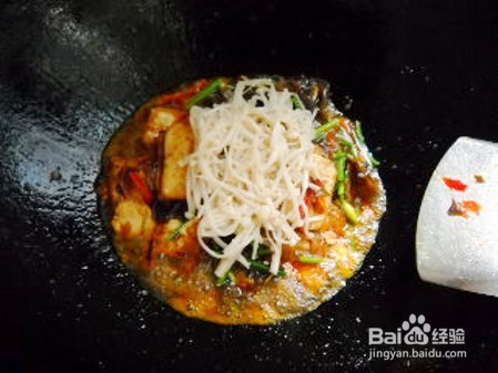 金针菇烩豆腐