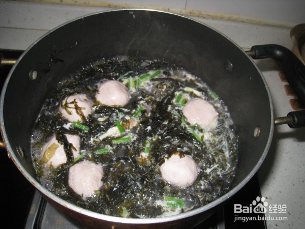 肉丸紫菜蛋花汤怎么做