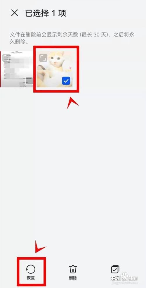 华为mate40pro怎么恢复已删除的相册