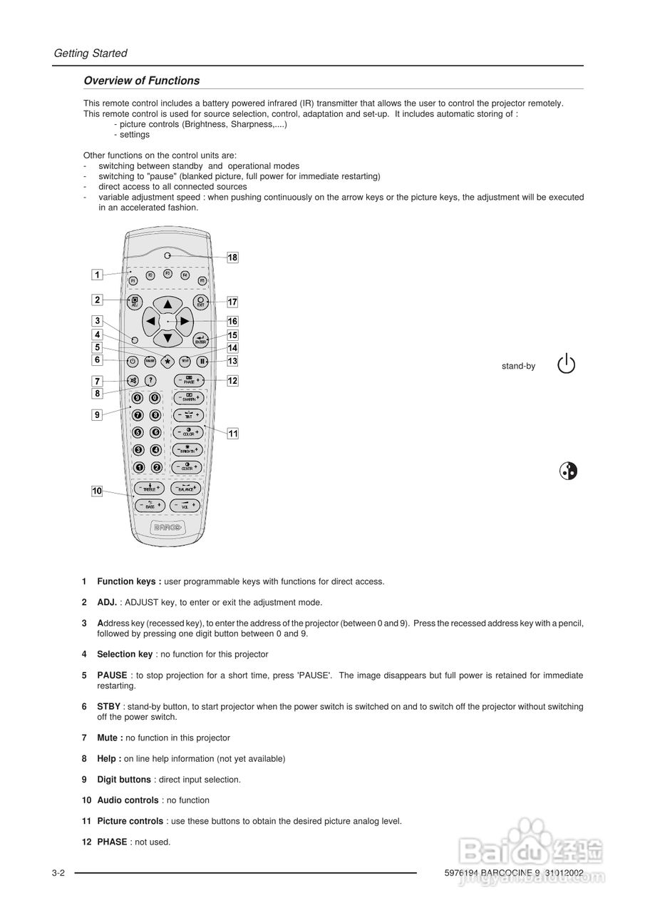 Barco巴可 Cine 9投影机说明书:[3]