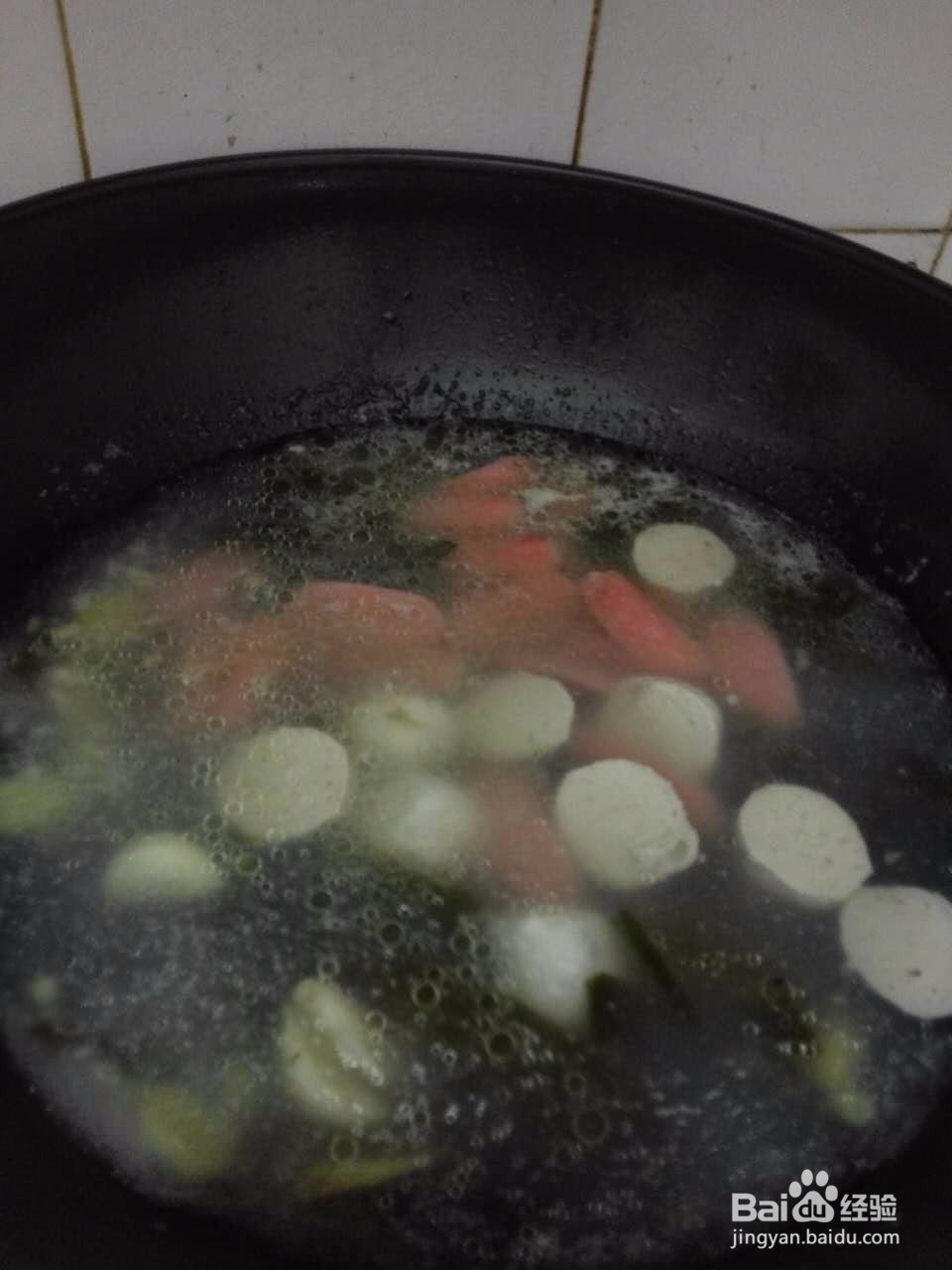 肉丸火腿海带汤