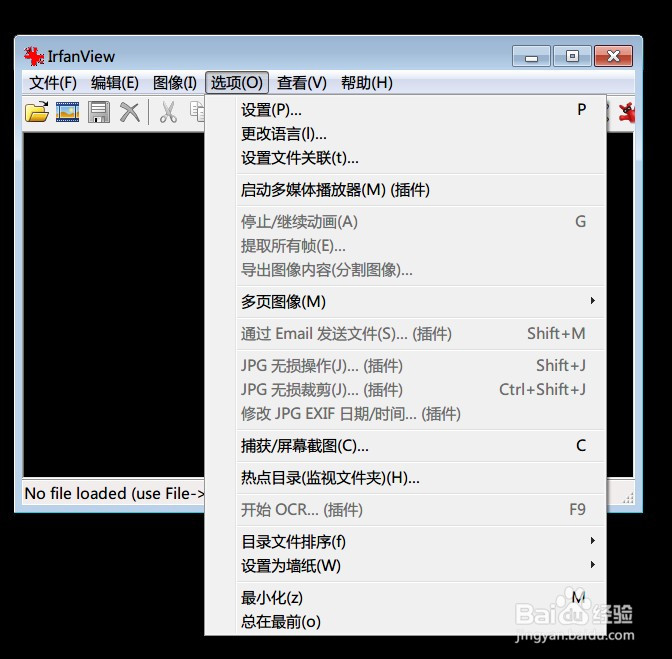 如何修改 IrfanView 显示界面为汉语