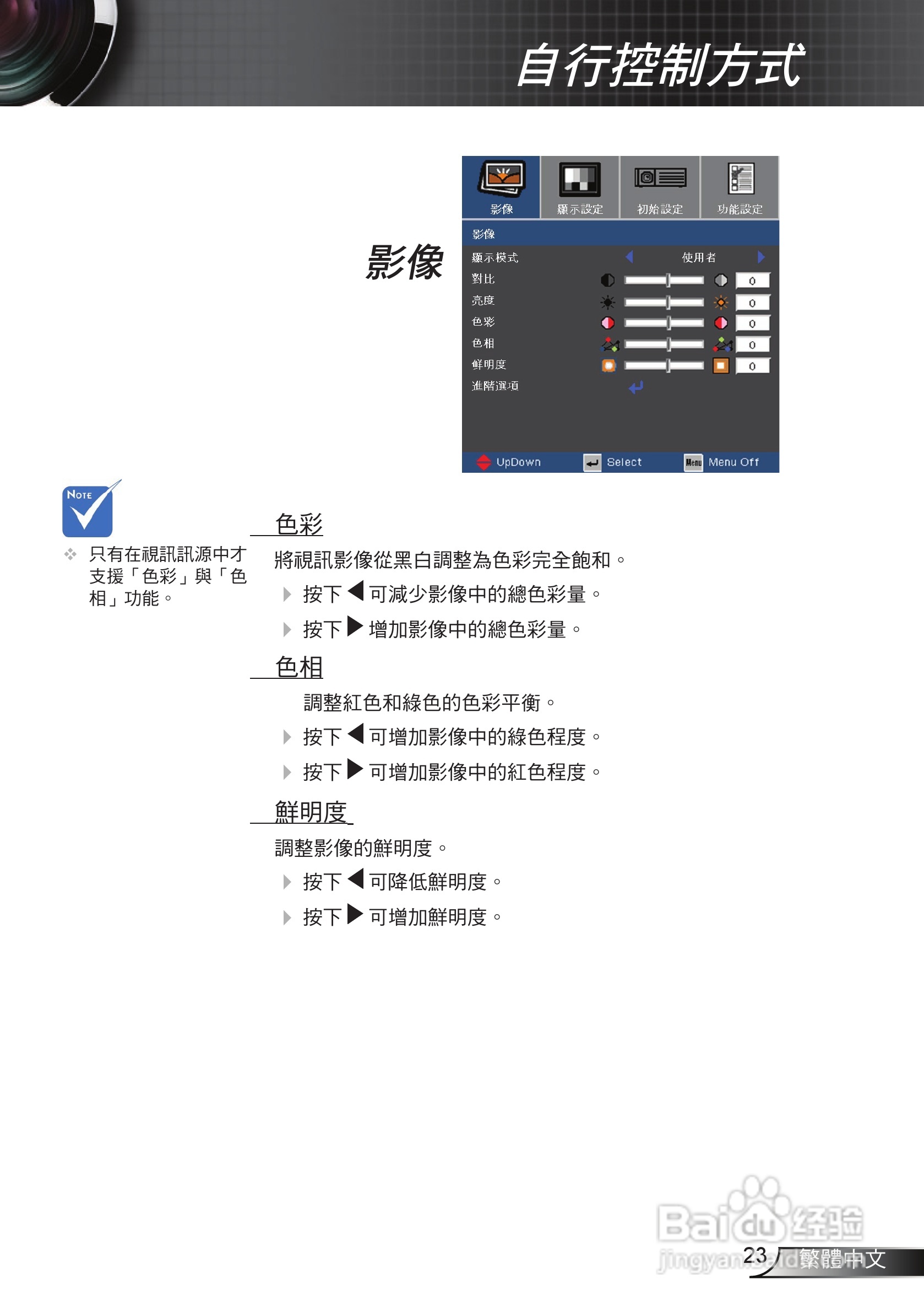 奥图码 HD65投影机说明书:[3]