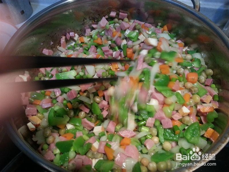 私人订制超简单扬州炒饭做法