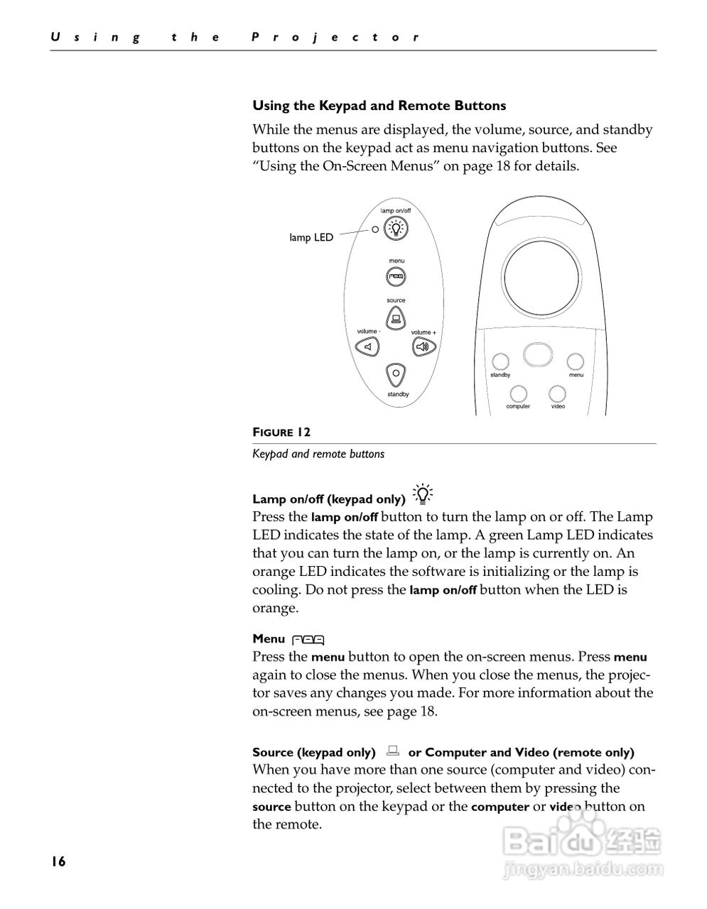 富可视 LP335投影机说明书:[3]