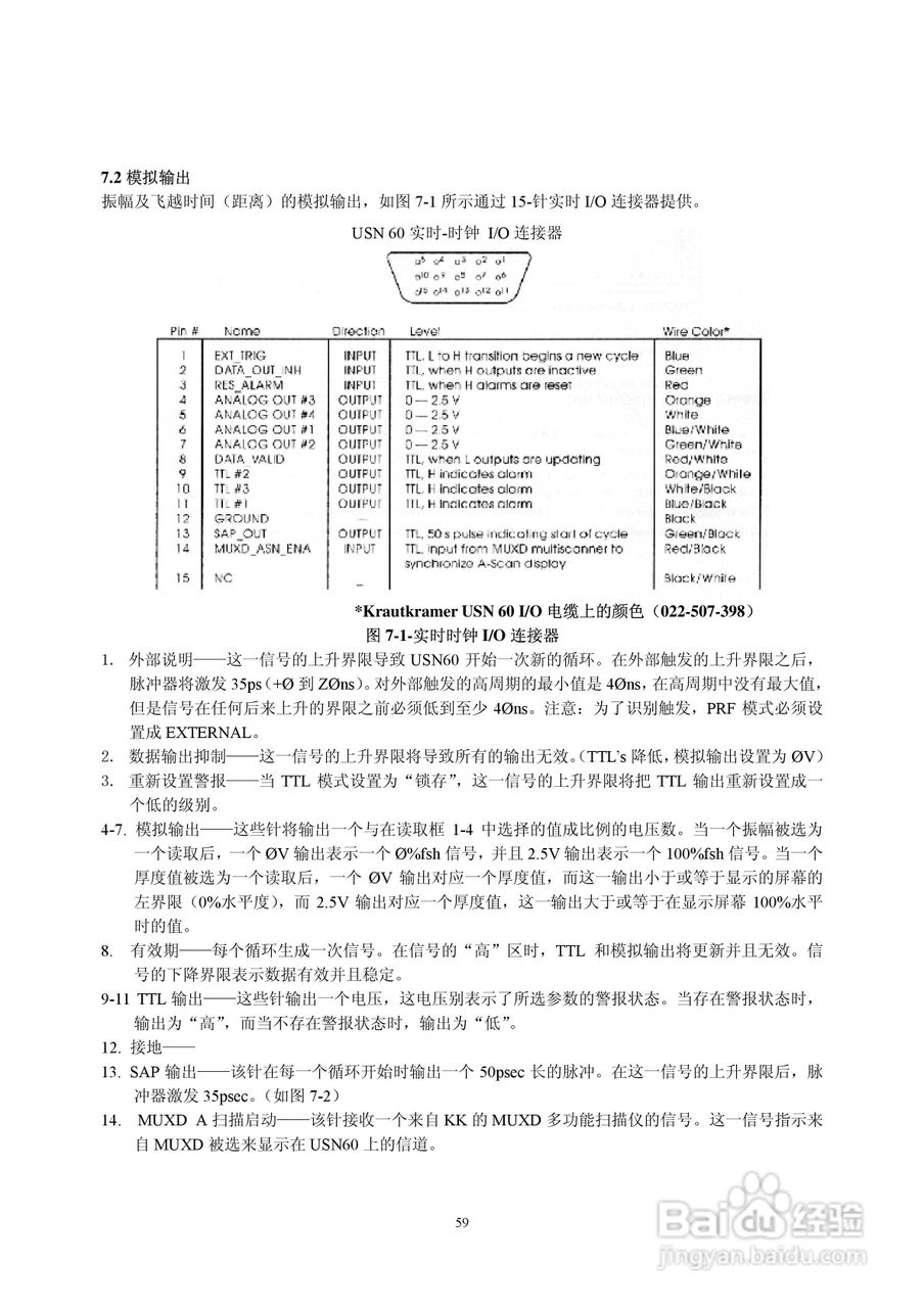 Krautlsamer 超声波探伤仪USN58/60 操作手册:[7]