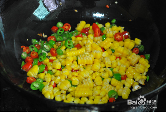 青辣椒炒玉米
