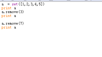 Python之set的用法(二)添加和删除