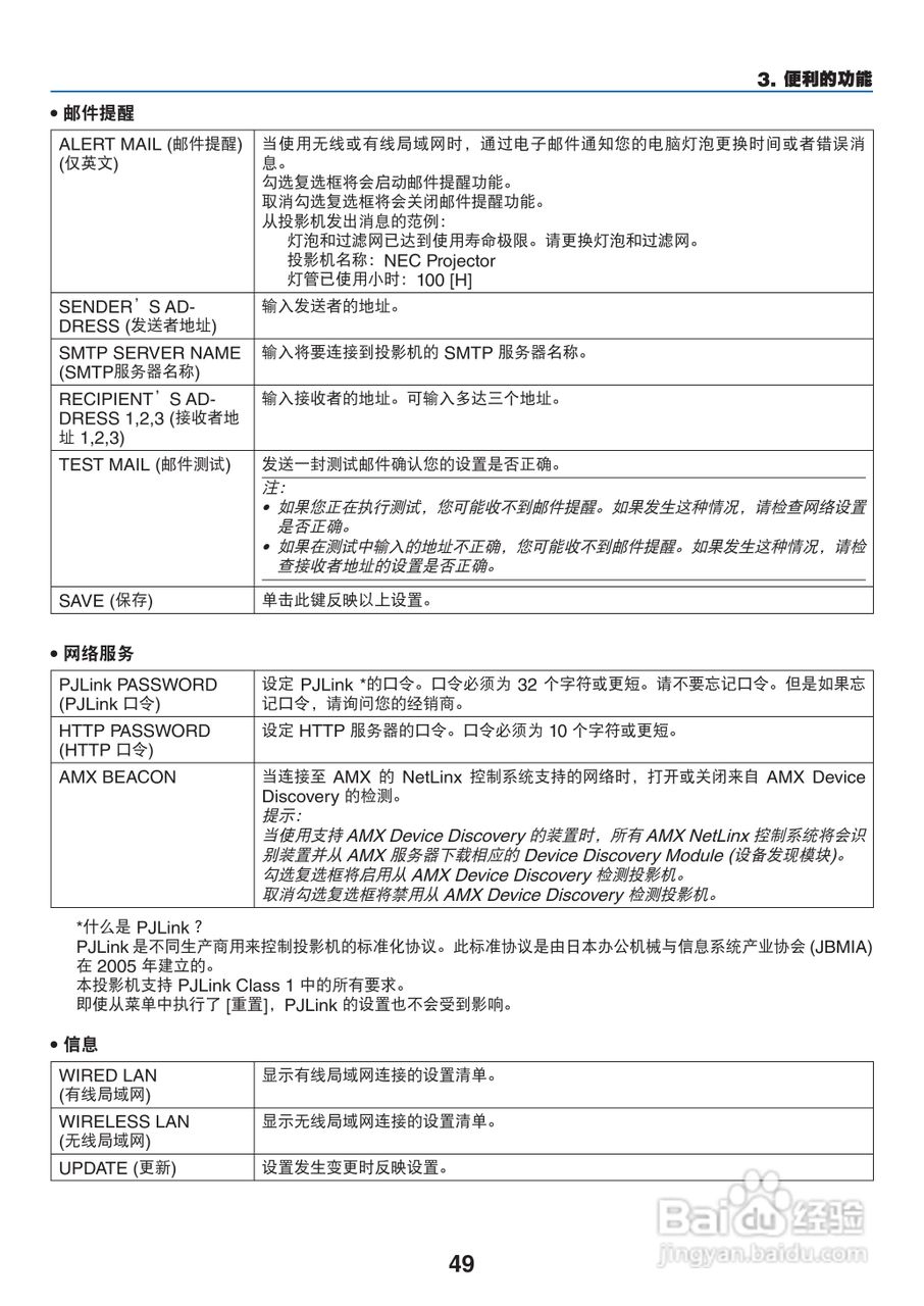 NEC NP-M350XC投影机使用说明书:[6]