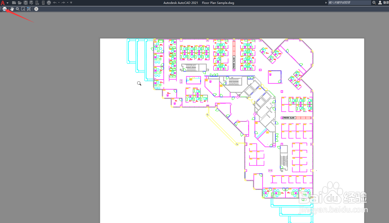 在AutoCAD2021中如何输出文件为PDF