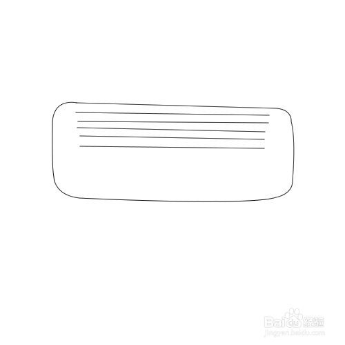 如何画空调简笔画