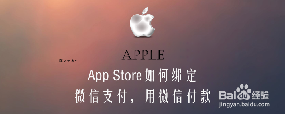 <b>App Store如何绑定微信支付，用微信付款</b>