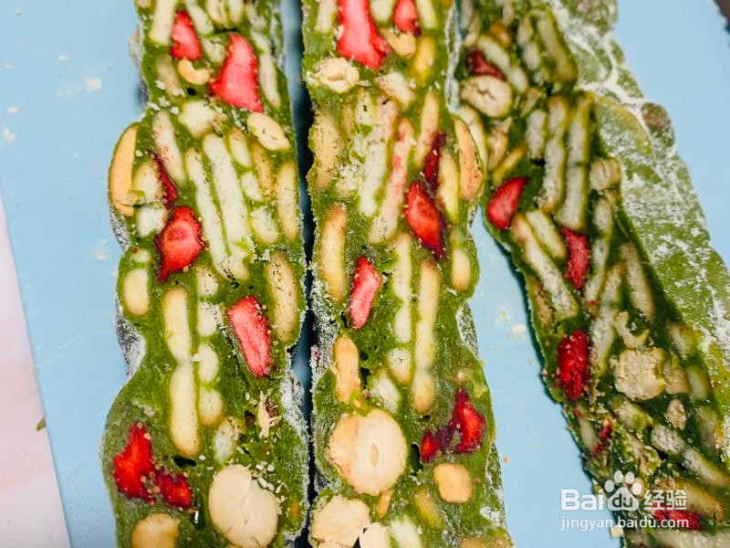 新年小甜点 抹茶雪花酥的做法