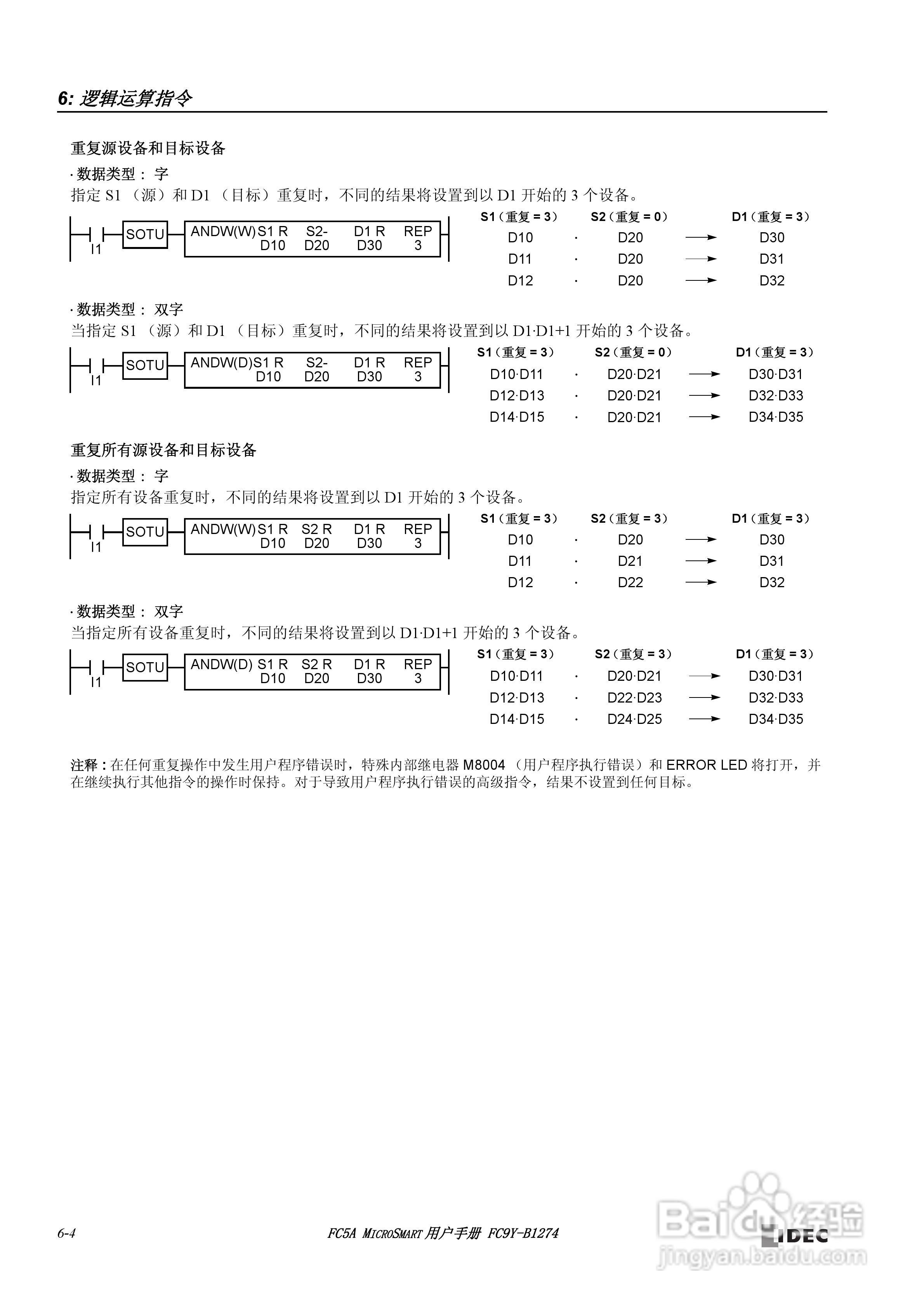 FC5A型可编程控制器_显示器使用说明书:[8]