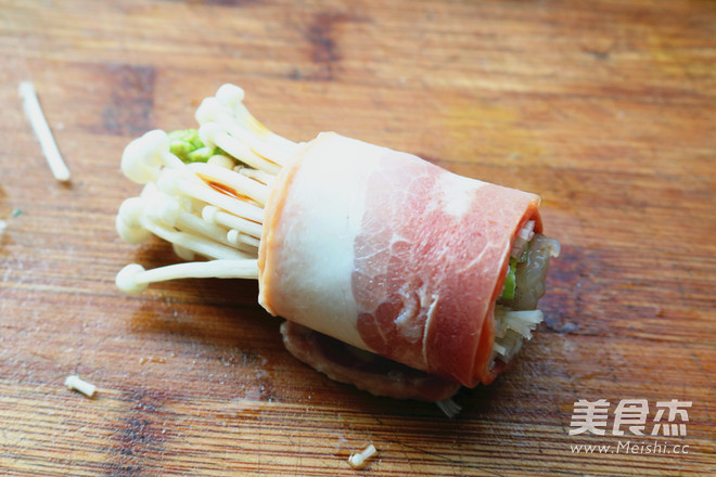 培根鲜虾卷的做法