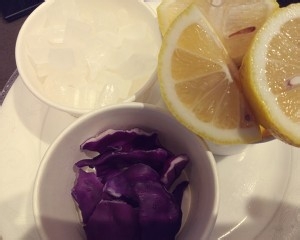 教你怎么做紫甘蓝柠檬汁
