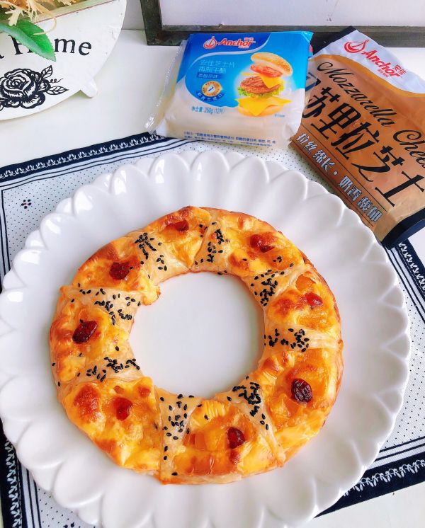 芒果手抓饼披萨