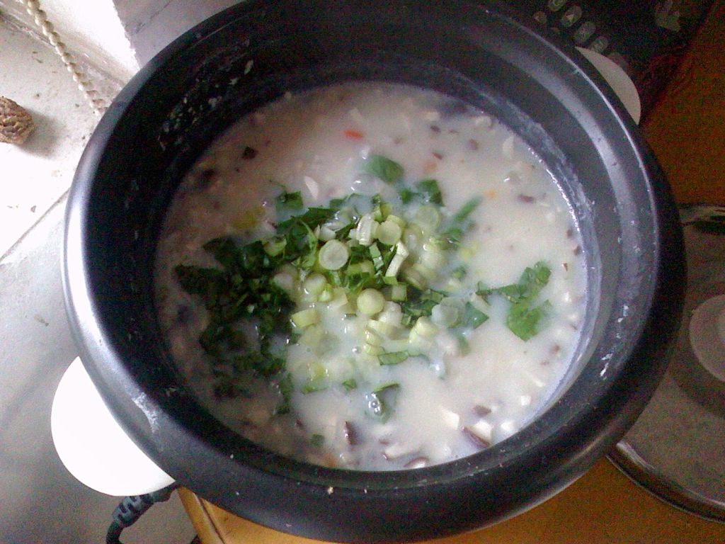 教你做菜心杂粮粥，营养又丰富的早餐