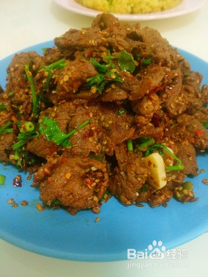 孜然羊肉做法简介