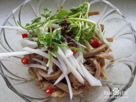 如何做红油牛肚