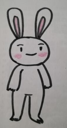 动物简笔画 兔子的画法