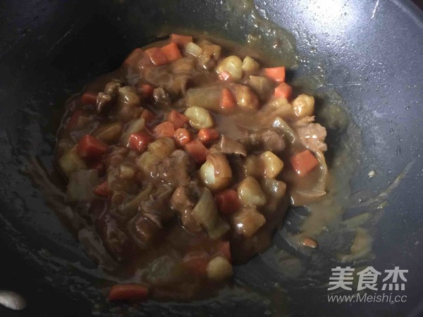 熊猫牛肉咖喱饭