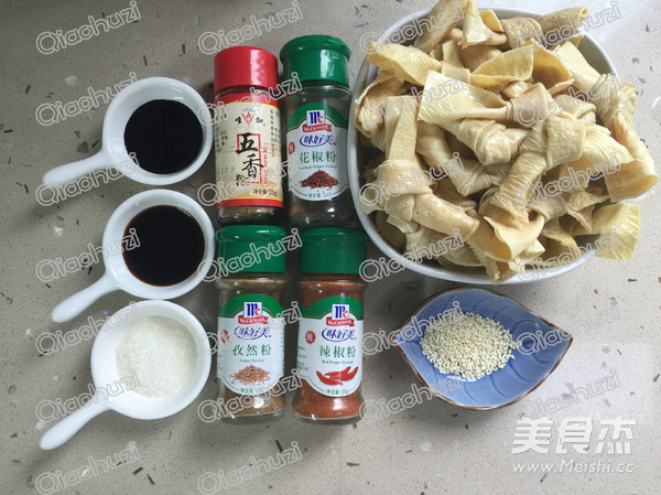 啤酒伴侣—香卤腐皮结