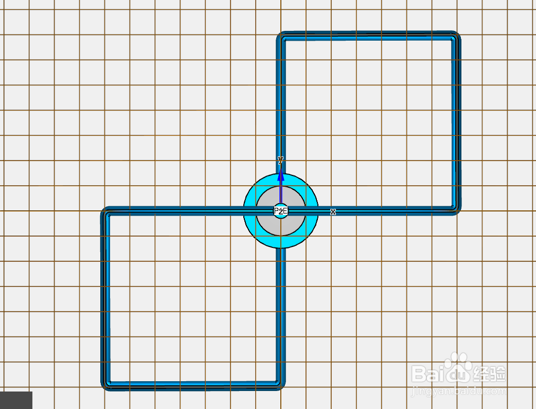 电磁仿真软件Empire仿真单馈点双四边形天线