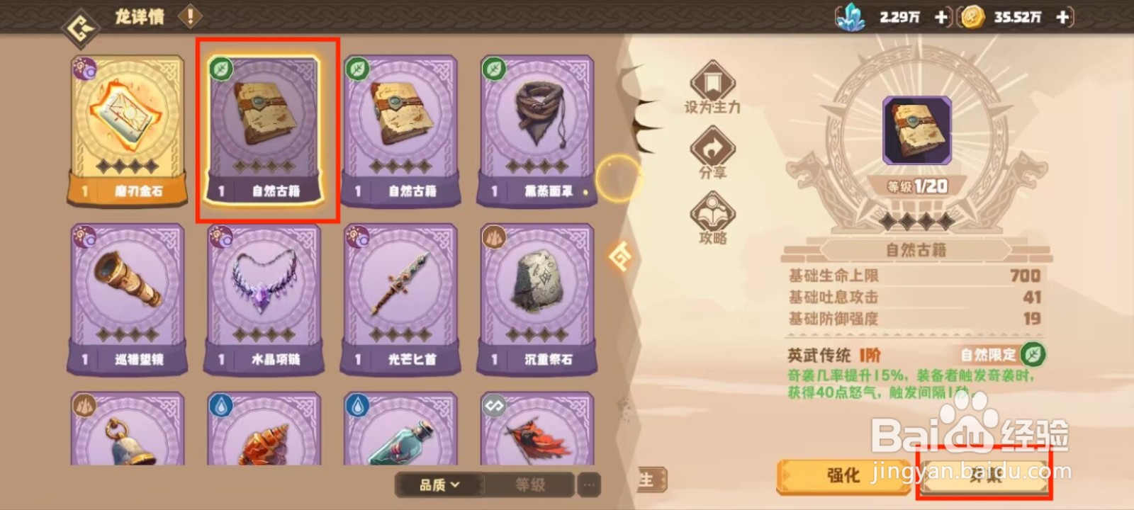 驯龙高手旅程伐木龙怎么穿戴珍宝？