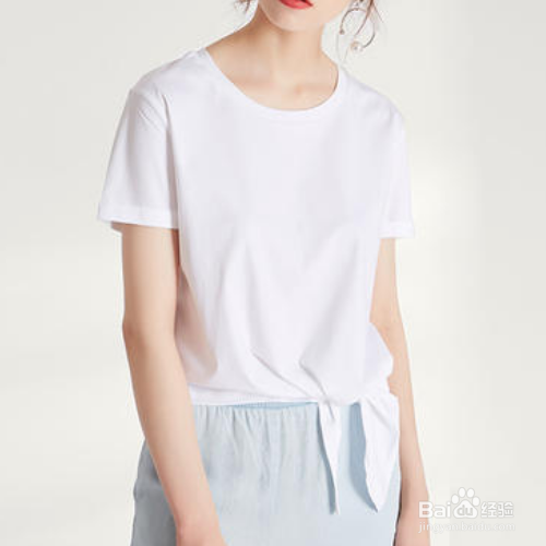 长t恤怎么打结