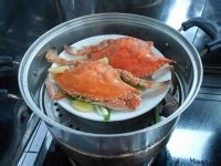 【清蒸海蟹】做法一