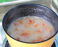 美味木瓜粥做法
