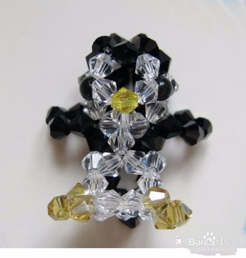 串珠企鹅教程图解