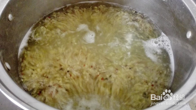 藜麦小米绿豆粥的制作方法