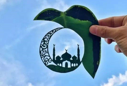 四个小人头对头剪纸怎么剪