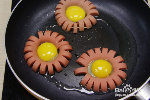 超简单高颜值的火腿鸡蛋花