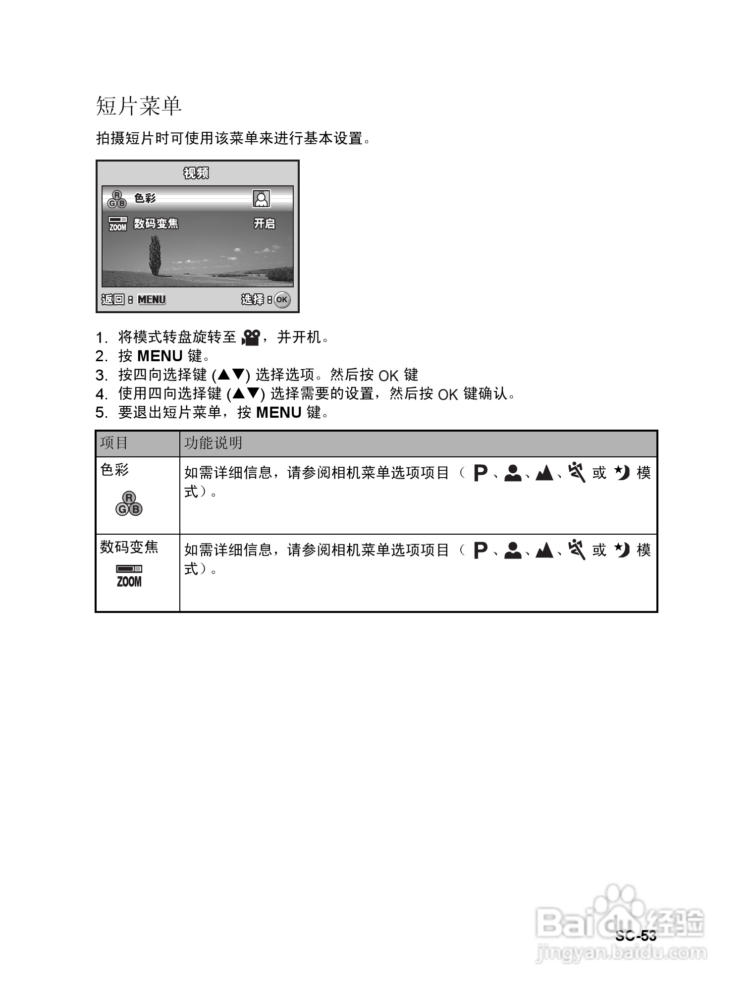 威达ViviCam 6326数码相机使用说明书:[6]