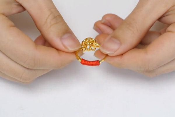 活口戒指怎么绑线