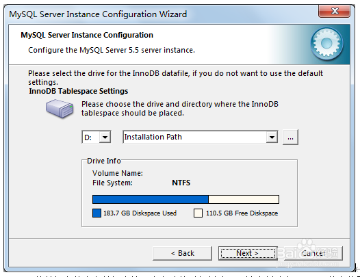 数据库MySQL的配置