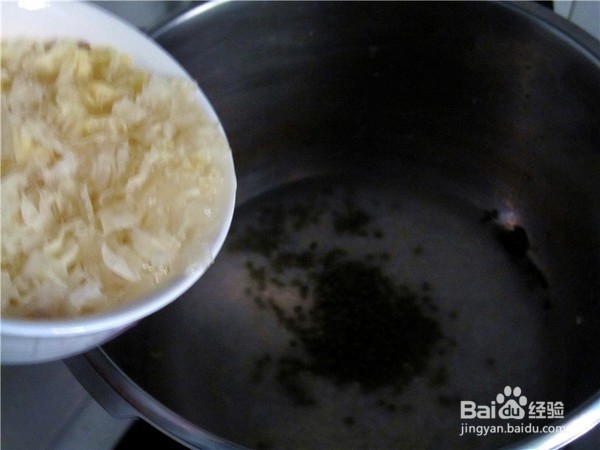 银耳绿豆汤的做法
