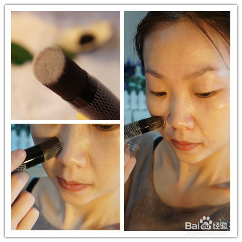 用化妆刷画完美妆容