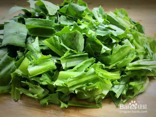油麦菜炒鸡蛋的做法